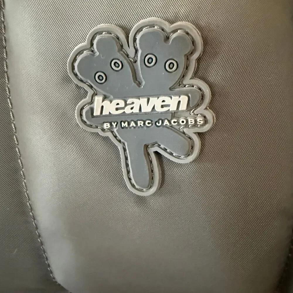 Heaven by Marc Jacobs Puffy Nylon Shoulder Bag – Cement Grey